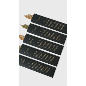 250gsm Cardboard <b>Paper</b> Customized logo Gold Foil Incense Box Packaging - Product Image 4