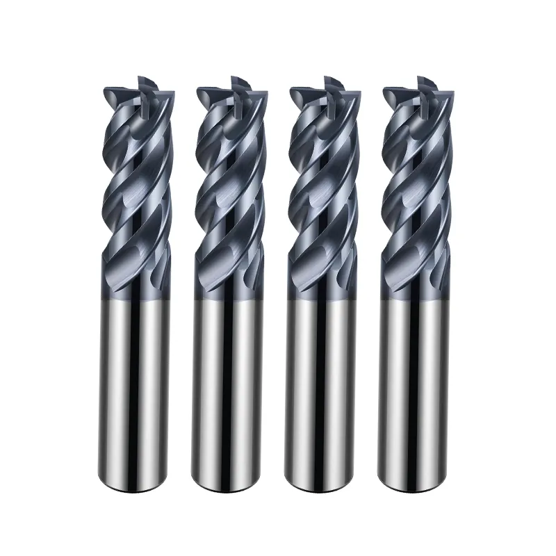 Carbide End Mills 4 Flute End Milling Cutter Tools For Stainless Steel Milling Cutter