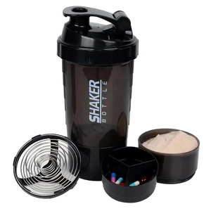 Bouteille shaker de sport en plastique sans BPA de 700 ml avec logo personnalisé pour protéines, idéale pour l'entraînement direct - Product Image 1