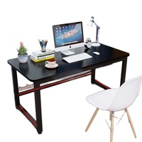 Nouveau modèle de bureau d'ordinateur épaissi, bureau rectangulaire pour la maison et le bureau, surface en panneau artificiel, bureau simple pour étudiants