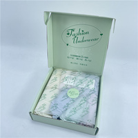 Boîte d'expédition en carton ondulé personnalisée avec logo imprimé pour vêtements, emballage en papier, boîte de messagerie pour maillot de bain bikini femme