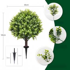 Arbustes artificiels d'extérieur et <span class=keywords><strong>fleurs</strong></span> artificielles violettes, <span class=keywords><strong>fleurs</strong></span> réalistes, livrées à votre porte. - Product Image 1