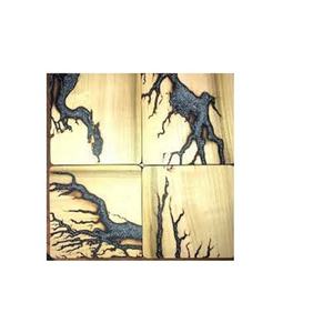 Sous-verre en bois et résine pour tasse à thé, accessoires de cuisine, sous-verre pour la maison, l'hôtel, le Restaurant - Product Image 2