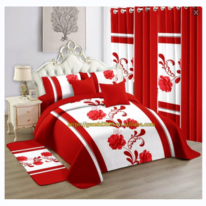 En EE. UU. Juego <span class=keywords><strong>de</strong></span> colcha <span class=keywords><strong>de</strong></span> colchón <span class=keywords><strong>de</strong></span> tamaño king para cama, 12 Uds., juego <span class=keywords><strong>de</strong></span> cama, sábanas planas ajustadas, colcha negra y dorada - Product Image 4