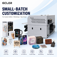 Impresora UV Plana GCLOR A3 con Cabezal XP600 de 2 Cabezales, 300*500mm, Tinta Blanca, Barniz, Grabado en Relieve, Impresión en Cuero, Fundas para Teléfonos, Vasos, Acrílico