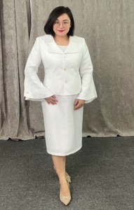 Vestido Formal Americano de Talla Grande para Mujer, Traje de Oficina para Iglesia - Product Image 2