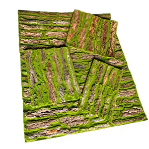 factory prices high simulation lifelike natural touch artificial plants tree bark with moss for sale