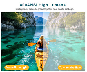 Proyector Láser 3D Inteligente Android WiFi con Enfoque Automático LED Full <span class=keywords><strong>HD</strong></span> para Cine en Casa M3000 Pro 1080P - Product Image 2