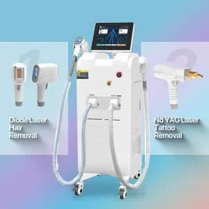 CE certificated diode laser hair removal picosecond tattoo removal 2 in 1 machine