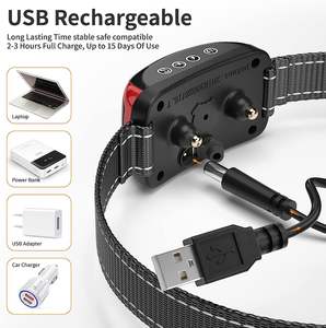 <span class=keywords><strong>Dog</strong></span> <span class=keywords><strong>Bark</strong></span> Control Collar Wiederauf lad bares Haustier Anti-<span class=keywords><strong>Bark</strong></span> Collar Barking Stopper <span class=keywords><strong>Bark</strong></span> Abschreckendes <span class=keywords><strong>Bark</strong></span> Control Device Elektronisches Halsband - Product Image 2