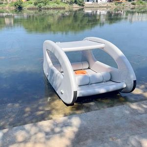 قارب قابل للنفخ حديث قارب طوف متعدد الأشخاص تسلية موجة الاندفاع من أجل اللعب بالماء - Product Image 3