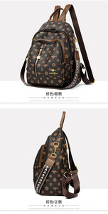 Factory Custom Ins Fashion <b>Backpack</b> Multipurpose Laptop Bag Girls Versatile PU Leather Schoolbag School Bag for Teenage Girls - Product Image 3