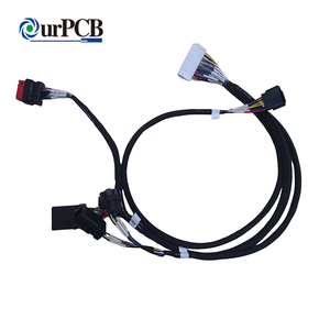 Customized 4pin Wire Harnesses and Automotive <b>Cable</b> Harnesses/Rosenberger Hyspeedvision <b>Cable</b> - Product Image 1
