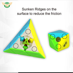 Cubo Mágico de Material ABS, Juego de Ejercicio Cerebral, Cubo Pirámide, Juguetes Educativos para Niños - Product Image 2