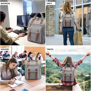 Free sample College Students' <b>Large</b> Capacity Business Travel Durable Waterproof Laptop USB Charging Backpack - Product Image 2