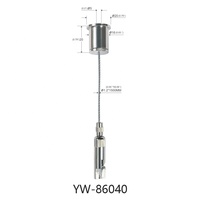 Kits de suspension de fil en acier inoxydable, casque de haute qualité, résistant à la chaleur, avec poignée de câble réglable