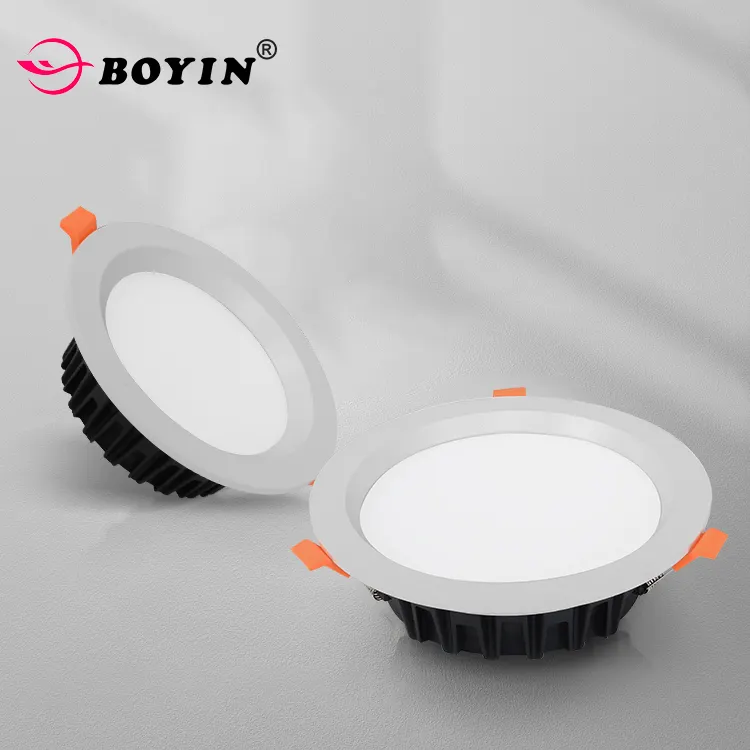 O lúmen alto Recessed montou Downlight 3w 5w 7w 9w 12w 15w 18w 24w luz conduzida redonda de Teto Dwon