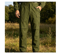 Pantalon de travail tactique d'extérieur respirant et résistant à la déchirure, taille mi-haute, avec fermeture éclair, personnalisé, imperméable, KSP-MFP-NC M65