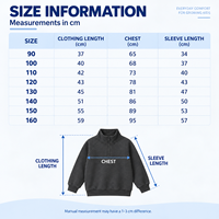 Sweat-shirt imprimé décontracté épais 280G de qualité supérieure pour bébé, avec fermeture éclair et col montant, vêtement d'extérieur élégant en coton pour enfants, automne