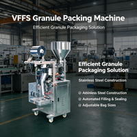 Automatische 1kg Verticale Doseerbeker Vulmachine VFFS Zakverpakkingsmachine voor Bonen/Rijst/Granulaat/Maïs/Droge Voedingsmiddelen Fruit/noten/graan