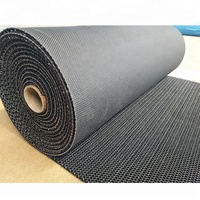 Willkommens-Elastische Netz-Türmatte mit Logo aus Polyester und PVC, Rutschfeste Eingangsmatte für Innen und Außen, Moderner Teppich nach Maß