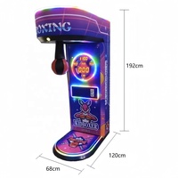 Machine de boxe électronique pour enfants, jeu d'arcade de divertissement de rue, entraînement, jeu à pièces, machine de boxe