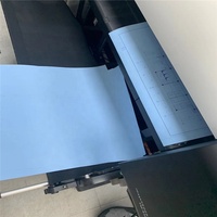 Papier de plan A0 A1 Bleu simple face Papier bleu double face pour le dessin
