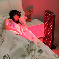 Panneau LED de beauté sur pied, 7 longueurs d'onde (450, 530, 630, 660, 810, 830, 850 nm), lumière rouge et proche infrarouge, équipement de bien-être cutané