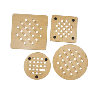 Juego de Posavasos de Bambú, Resistentes al Calor, Ecológicos, para Ollas y Bebidas - Product Image 2