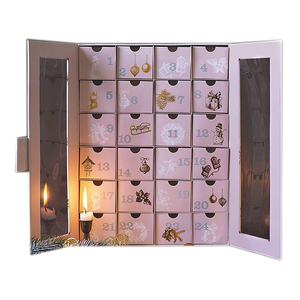 <span class=keywords><strong>2021</strong></span> beauté conception de coutume d'emballage de cadeau de noël <span class=keywords><strong>calendrier</strong></span> de l'avent boîtes - Product Image 1
