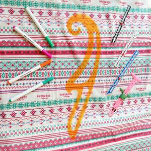 Righello Curvo Francese Flessibile Trasparente Arancione al Miglior Prezzo, Spessore 1,2mm, Lunghezza Massima 41,5cm, Promozionale - Product Image 6