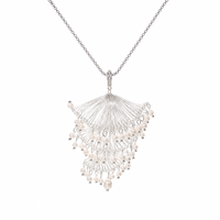 Collier réglable pour femme, style français, avec chaîne de main Nala à perles d'imitation florales, pendentif délicat feuille de fleur, bracelet vintage raffiné