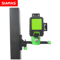 Support magnétique SIAMAS pour utilisation au niveau laser Support mural de type L avec aimants puissants Accessoire pour outil laser rotatif à 360 degrés