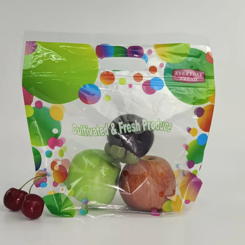 Custom Ventilated Produce Handheld Bags Food