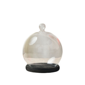 Caixa de vidro para decoração de flores criativa e eterna, caixa cega esférica, acessórios DIY para decoração de casa, presentes de feriados - Product Image 2