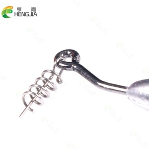 Testine per jig da 2.5g/3.5g/5g per acqua dolce e salata con lama in metallo a cucchiaio, esca da pesca per bass - Product Image 3