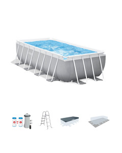 <span class=keywords><strong>Intex</strong></span> 26784 300cmX175cmX80cm Acero inoxidable PVC Marco <span class=keywords><strong>rectangular</strong></span> <span class=keywords><strong>Piscina</strong></span> de suelo para <span class=keywords><strong>cubierta</strong></span> familiar para jardín al aire libre - Product Image 3