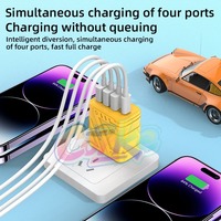Chargeur rapide de téléphone portable 20w 40w 60w pour Samsung Bloc de chargeur super rapide USB type C coloré pour adaptateur mural promax de téléphone
