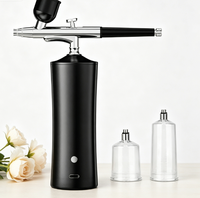 Aérographe rechargeable multi-usage avec gobelets interchangeables, idéal pour le maquillage du visage, le bronzage et les loisirs créatifs