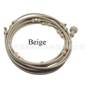 Boquilla de pulverización de latón con orificio de 0.4 mm y accesorio de PP para sistema de riego de jardín - Product Image 5