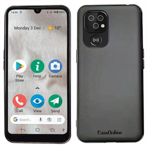 Venta al por mayor de alta calidad negro Tpu caso para Doro 8110 <span class=keywords><strong>8100</strong></span> 8210 6,1 ''mate cubierta