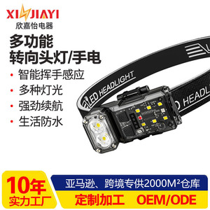 L Type Rotatable Headlamp Cob 2000 Mah Rechargeable Portable Work <b>Light</b> With Belt Clip Motion Sensor High Brightness - Product Image 3