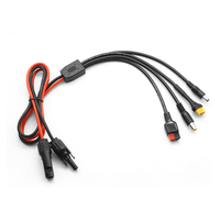 Nouveau câble d'extension de charge Andrson 30A avec connecteur femelle DC5521 7909 XT60 pour énergie solaire photovoltaïque
