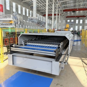 Large-span Building Water Wave Roof <b>Tile</b> Manufacturing Machinery Full-automatic Water Wave Roll Forming Machine - Product Image 4