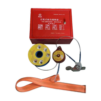 Dispositif d'évacuation d'incendie auto-abaissant, câble aérien de type réciproque, capacité 100 kg, longueur 15 m, personnalisable, protection incendie SCBA