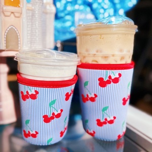 ปลอกหุ้มแก้วน้ำ/กาแฟ/ขวดนม/ขวดชา ทำจากนีโอพรีน ป้องกันความร้อน ใช้ซ้ำได้ - Product Image 3