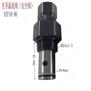 Vanne de décharge hydraulique pilotée XYF10 05, vanne de régulation de pression filetée pour véhicules d'assainissement - Product Image 3