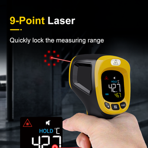 Nhiệt Kế Hồng Ngoại Súng Hồng Ngoại Laser Kỹ Thuật Số Công Nghiệp 9158F Nhiệt Kế Hồng Ngoại Nhiệt Kế Công Nghiệp Cho Ngành Công Nghiệp - Product Image 6