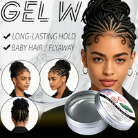 Cera per Capelli Professionale a Tenuta Forte Red One Style Aqua, Cera Modellante per Capelli con Etichetta Privata