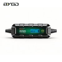 Chargeur de batterie de voiture intelligent BYGD F6000 6A 12V pour batteries lithium-ion et plomb-acide, charge en huit étapes, tension de charge 0V